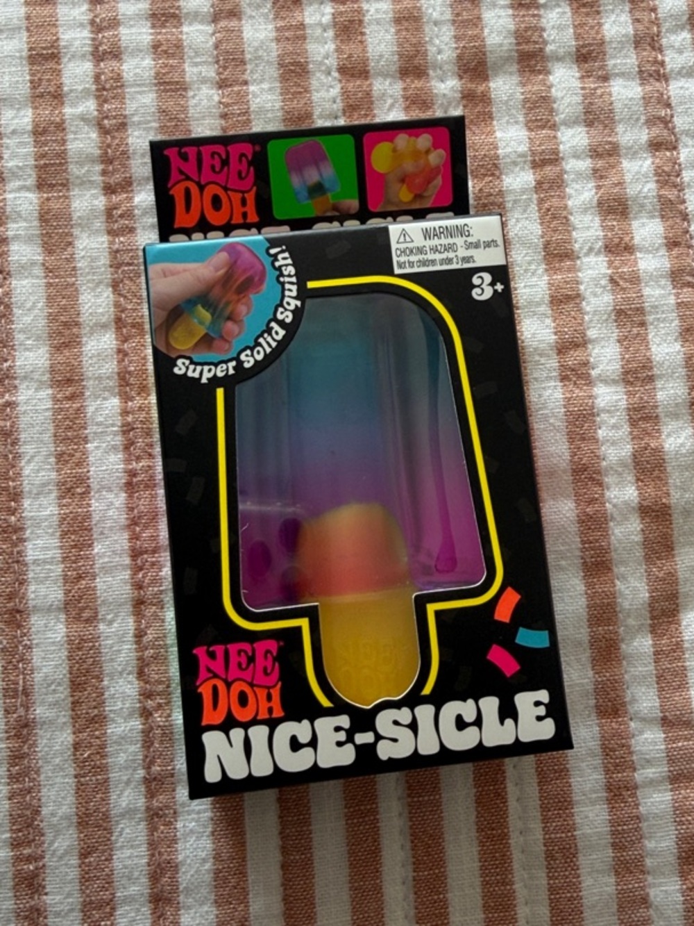 Needoh Nice-Sicle Rainbow Popsicle Stress Toy - Multicolor
